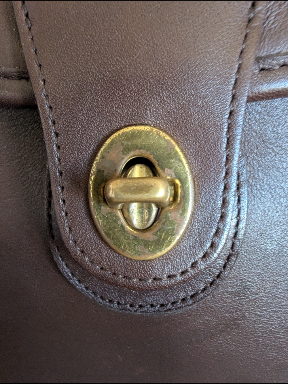 vintage Coach BeekmanBriefcase (Style #5266), an iconic dowel-top design first - Picture 6 of 12